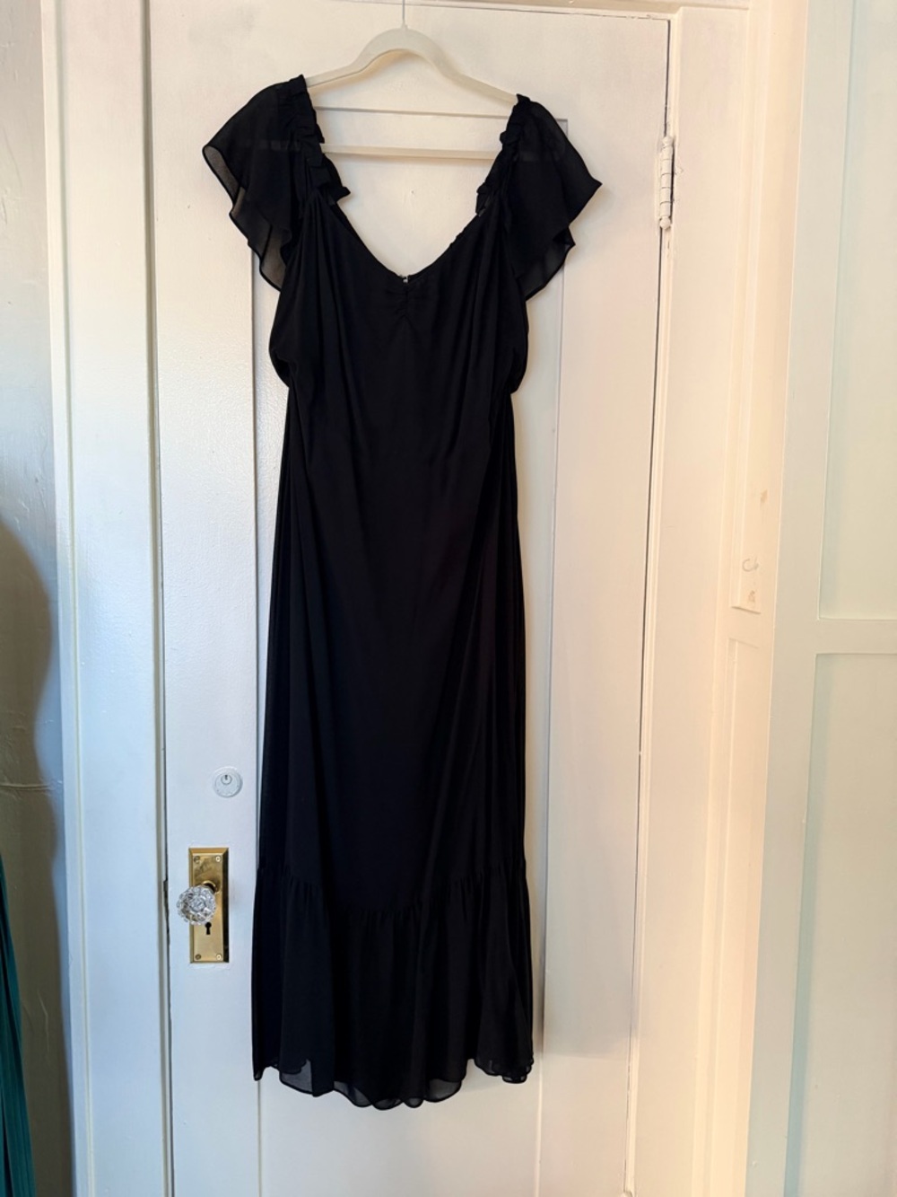 Reformation - The Butterfly Dress in black